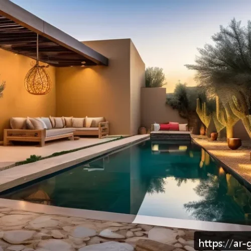 Home 17 원예디자이너 직무 교육 프로그램 - A beautifully designed Mediterranean-style garden in a hot, dry climate, featuring drought-resistant...